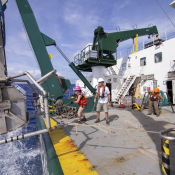 Opening Deep-sea Sediment Cores at the US Geological Survey Lab